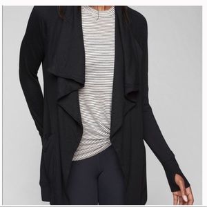 Athleta studio magnet drape cardigan